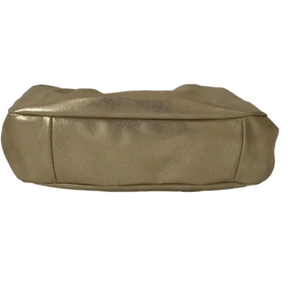 INC International Concepts Bag Purse KJ Gold Hobo Crescent Medium Handbag Bag